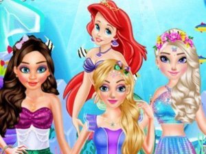 Oceanic Style Mermaid Dress-Up