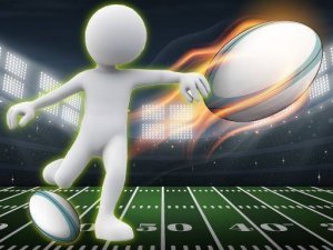 Athletic Stick Figure Sprint