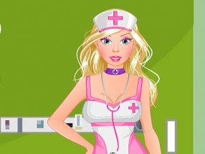 Barbie Nurse Dress Up Game