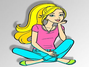 Barbie Coloring Game Online