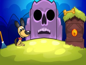 Witch Dog Escape Puzzle Game