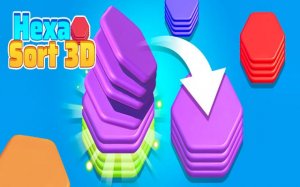 Hexa Sort 3D: Merge Puzzle