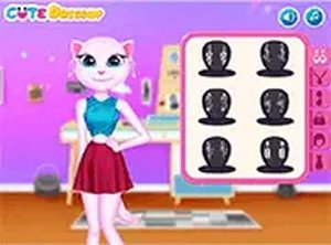Angela Fashion Dress Up Game